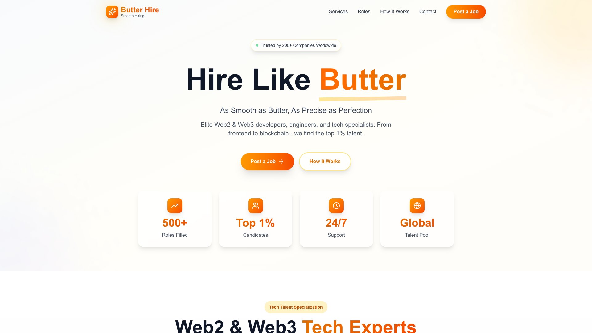 ButterHire illustration